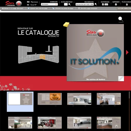 projets catalogue interactive itsolution tunisie starcuisie